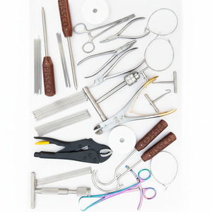 Juego de instrumentos ortopédicos Kirschner y de cableado PISSCO, juego de instrumentos de cable ortopédico K, 70 piezas de acero inoxidable, fabricado por Pissco - Product Image 1