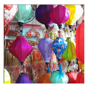 Traditional Handmade Hoi An Lantern Vietnam Decorative Silk Lantern for Festival Wedding Hotel and Restaurant Decoration - Product Image 5