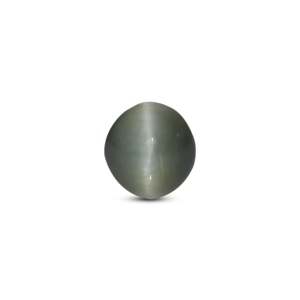 Natural Oval Cabochon Catseye Gemstone 4.9 Carat Loose for Fine Jewelry - Product Image 1
