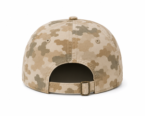 Wholesale Custom Logo Vintage <b>Camo</b> Baseball <b>Cap</b> Unstructured 6 Panel Mid Profile Washed Cotton Camouflage Dad Hat Streetwear - Product Image 2