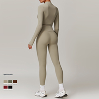 Conjunto Deportivo para Mujer Canton Fair, Chándal sin Mangas, Transpirable, Ecológico, Ropa de Gimnasio, Top Deportivo, Pantalones de Yoga de Cintura Alta