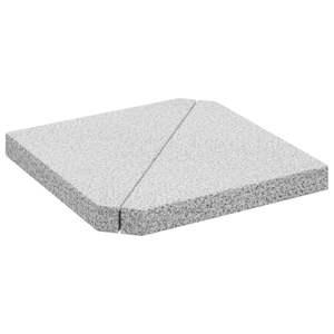 Plaque de poids compacte en granit gris pour parasol de patio - Product Image 2