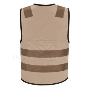 Gilet de sécurité haute visibilité réfléchissant et respirant en polyester, vêtements de travail, équipement de construction industrielle et extérieure - Product Image 3