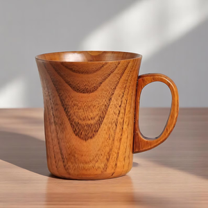 Eco Friendly Drinking <b>Mug</b> Artisan Wooden <b>Mug</b> Premium Handcrafted Wooden Beer <b>Mug</b> Natural Wood Tankard Rustic Coffee <b>Mug</b> - Product Image 1