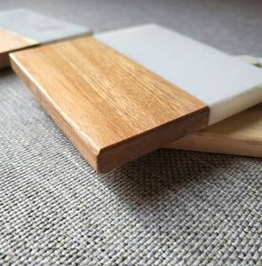 NEHA ENTERPRISES Handmade Marble And Wood <b>Table</b> <b>Coaster</b> Set Luxury Dining Accessories for Modern Homes - Product Image 6