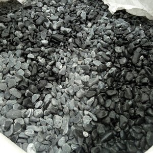 กรวดหินกรวดบดแผ่นหินอ่อนสีดำทนทานสำหรับห้องน้ำกลางแจ้งสำหรับคลุมดินตกแต่งสวน - Product Image 4