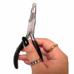 Pince à bec rond pour la fabrication de bijoux, fabriquée en acier inoxydable de haute qualité, mâchoires lisses, outil de précision durable pour les professionnels - Product Image 5