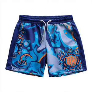 Shorts de rugby à cordon de serrage haute taille pour garçons, shorts de football personnalisés par sublimation, 100 % polyester, shorts de rugby pour enfants - Product Image 1