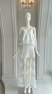 Coshe กระโปรง JESSIE กระโปรงยาวลูกไม้หรูหราพร้อมซับในนุ่มใส่สบายสำหรับผู้หญิงชุดใส่ไปงานเลี้ยงในโอกาสพิเศษ - Product Image 6