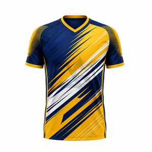 Maillot de football sublimé moderne, kits de football personnalisés pour équipes, uniformes sportifs légers à séchage rapide, fabrication OEM, vente en gros - Product Image 1