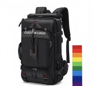 Multi Functional Business Laptop <b>Backpack</b> Heavy Duty Travel Rucksack with Bottom Shoe Compartment and Side Grab Handle - Product Image 2