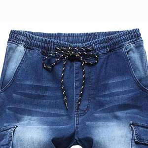 High Quality Wholesale Custom <b>Men's</b> <b>Jeans</b> Shorts Pure Cotton Classic Casual Denim Shorts <b>Men</b> New Design - Product Image 4