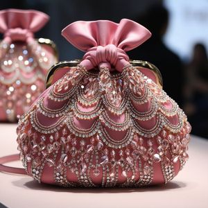 Bolso de Hombro de Lujo para Mujer 2026, con Cuentas Bordadas, Perlas y Cristales Hechos a Mano, para Fiestas, Bodas, de Alta Calidad - Product Image 4