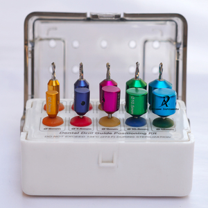 Dental Implant <b>Drill</b> Positioning Kit 10Pcs <b>Guide</b> Pins and <b>Drill</b> Sleeves 6mm 7.5mm 9mm 10.5mm 12mm Anodized Metal Surgical Set To - Product Image 2