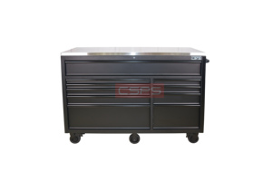 Matte Black Powder Coated Steel 10 <b>Drawer</b> Tool Cabinet Family keywords: for Garage Workshop Storage Use - Product Image 5
