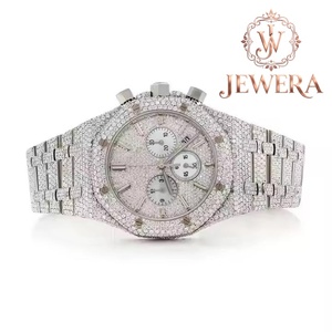 Reloj Mossinate Elegante de Acero Inoxidable con Diamantes para Hombre y Mujer, Regalo de Lujo para Cumpleaños, Aniversarios o Recompensas Corporativas - Product Image 1