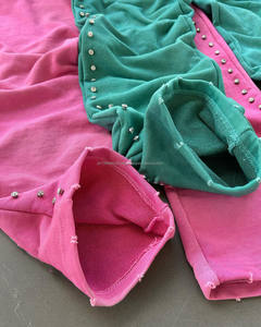 กางเกงวอร์มลำลองติดกระดุมข้างวินเทจสำหรับผู้ชายกางเกงแทร็กกางเกงด้านข้างแบบสั่งทำมีกระดุม - Product Image 4