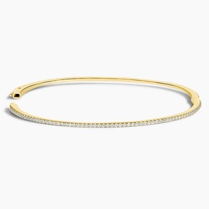 กำไลข้อมือเพชรแบบเต็มวงทรงแหวนเชื่อมต่อกัน - Product Image 1