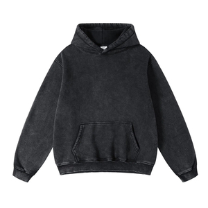Fournisseur de sweats à capuche en coton avec impression graphique en relief personnalisée, prix bas, vêtements streetwear, usine directe, ensemble de survêtement en molleton français assorti - Product Image 4