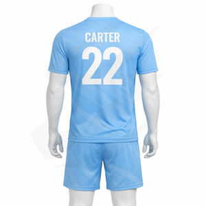 Uniformes de Fútbol Personalizados al Por Mayor, Transpirables, de Secado Rápido, con Malla, MOQ Bajo, Ropa Deportiva de Fábrica - Product Image 4