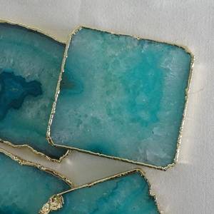 Aqua resin <b>coasters</b> blue crystal <b>coasters</b> luxury resin art aesthetic <b>drink</b> <b>coasters</b> handmade resin decor ocean inspired <b>coasters</b> - Product Image 4