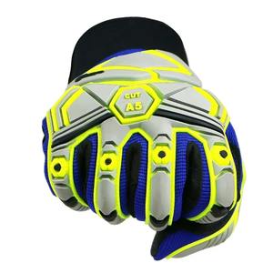 Gants de protection anti-impact en cuir avec protection TPR, gants mécaniques anti-impact, gants de travail - Product Image 5