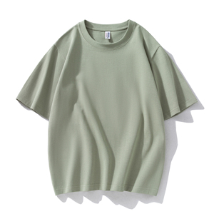 T-shirt à manches courtes pour homme, couleur unie, 100% coton, tricoté, décontracté, col rond, coupe classique, blanc - Product Image 5