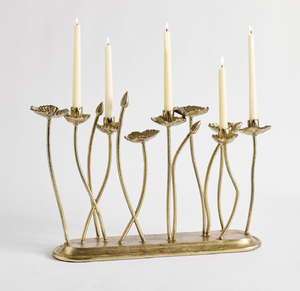 Charmante bougie en forme de feuille de lotus dorée apporte une ambiance sereine, inspirée des étangs, sur les tables. Disponible aux prix de gros. - Product Image 2