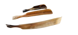 ที่โกยรองเท้าทำจากเขาสัตว์แท้ธรรมชาติ พรีเมียม งานแฮนด์เมด ด้ามยาว เป็นมิตรกับสิ่งแวดล้อม ทนทาน ขัดเงาเรียบเนียน ดีไซน์ธีมยุคกลางไวกิ้ง - Product Image 2