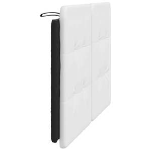 เบาะรองหัวเตียงหนังเทียมสีดำและสีขาว โฟมสองชั้น ตกแต่งและใช้เป็นหมอนอิง - Product Image 5