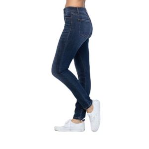 Nuevos Jeans de Mezclilla Ajustados de Cintura Alta a la Moda para Mujer, Talla Grande, Pantalones Casuales con Botones, Sexy, Venta al Por Mayor 2026 - Product Image 3