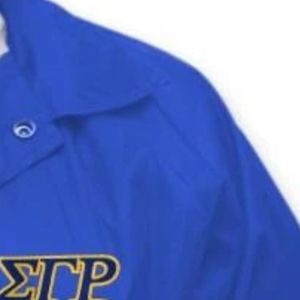 Veste Femme Sigma Gamma Rho à Lignes Croisées, Broderie Personnalisée, Vêtement d'extérieur de Sororité, Manteau Décontracté Style Universitaire, Vente en Gros - Product Image 3