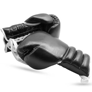 Guantes de Boxeo Blancos con Logotipo Personalizado de la Marca |   Cuero Premium OEM |   Guantes de Kickboxing y MMA para Entrenamiento en Gimnasio, Venta al Por Mayor, Marca Privada - Product Image 1