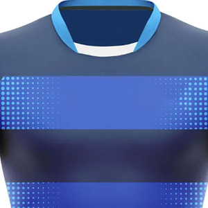 Camiseta de rugby personalizada para hombre, transpirable, de poliéster, con pantalones cortos, cómoda, duradera, para entrenamiento, uniforme de equipo. - Product Image 4