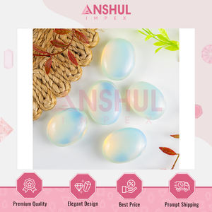 Piedra de Ópalo Sintético Natural Ovalada Pulida de 2.5 Pulgadas de la Mejor Calidad, Cristales Curativos de 1 kg para la Belleza y la Energía Positiva - Product Image 4