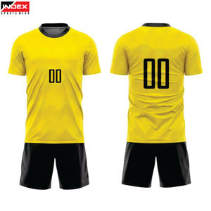 Uniforme Deportivo de Fútbol para Hombre, Camiseta y Pantalones Cortos, para Toda Temporada, Suministro al por Mayor - Product Image 4