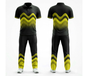 Custom <b>Cricket</b> Jersey and Trouser Sublimation Printed | Men Women Youth <b>Cricket</b> Wears Polo Shirt and Trouser Full Team Outfit - Product Image 5