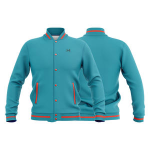 Veste bomber universitaire personnalisée de haute qualité, respirante, patchwork, écologique, coupe-vent, pour le printemps - Product Image 6