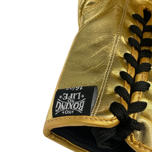 Guantes de Muay Thai Hechos a Medida, Sin Boxeo No Hay Vida, con Cierre de Cordones, para Adultos, para Artes Marciales, OEM, 100% Cuero Genuino, para Hombre y Mujer - Product Image 5
