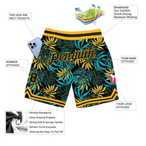 Pantalones Cortos de Baloncesto Clásicos de Corte Holgado para Práctica y Juego, Cómodos, de Tela Elástica, para Deportes Activos - Product Image 2