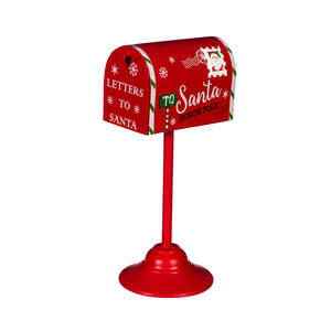 Buzón Navideño de Metal Personalizado, Decoración Festiva de Invierno para Exteriores, Elegante Adorno de Temporada, Diseño Artesanal Premium - Product Image 6