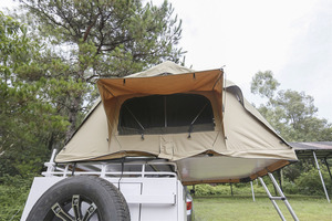 Remorque de camping pliable tout-terrain avec tente de toit : <span class=keywords><strong>Caravane</strong></span> de voyage compacte 4x4 de luxe à vendre - Product Image 3