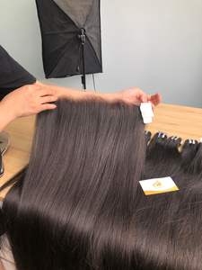 Minh Khang Hair Vietnam ofrece el mejor precio en 100% extensiones de cabello humano Remy Virgen sin procesar estilo ondulado hueso grado recto - Product Image 5