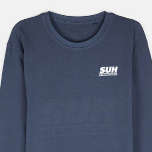 Chemise en coton 100% premium pour homme, tricot gaufré, couleur unie, manches longues, respirante, écologique, décontractée, en vente en ligne - Product Image 5