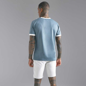 Conjunto Deportivo Informal de Dos Piezas para Hombre de Alta Calidad al por Mayor, Camiseta de Manga Corta Estampada, Conjunto de Verano para Hombre, Diseño Transpirable - Product Image 2