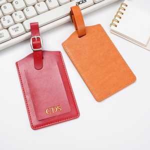 ป้ายแท็กกระเป๋าเดินทางหนังแท้ขายส่ง ป้ายปิดข้อมูลส่วนตัว ป้ายกระเป๋าเดินทาง ป้ายโลโก้สั่งทำ ป้ายติดกระเป๋าเดินทางสุดหรู LMP-0183 - Product Image 6