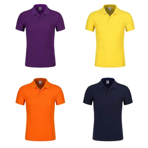 เสื้อโปโลปักโลโก้ตามสั่งสำหรับผู้ชาย ผ้าคอตตอนผสมโพลีเอสเตอร์เนื้อหนัก 220 กรัม ระบายอากาศได้ดี แขนสั้น เหมาะสำหรับตีกอล์ฟ - Product Image 3
