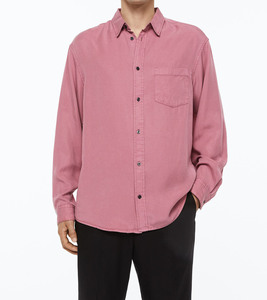 Chemise décontractée en coton respirant tricoté pour homme, style classique à manches longues avec poches et boutons, idéale pour le travail – Meilleur prix - Product Image 6