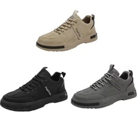 Baskets en gros résistantes à l'usure et antidérapantes, style campus, polyvalentes pour hommes, idéales pour les sports de plein air