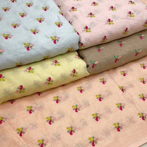 Tissu de broderie maltée de luxe, dentelle soluble dans l'eau, tissu en maille pour robes de mariée, vêtements de créateurs - Product Image 6